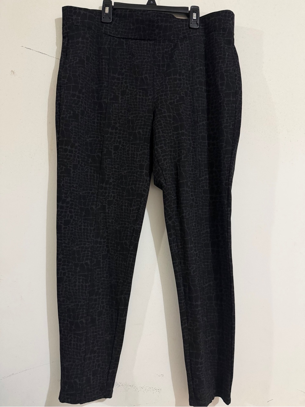 Style & Co. Black Textured Dress Pants